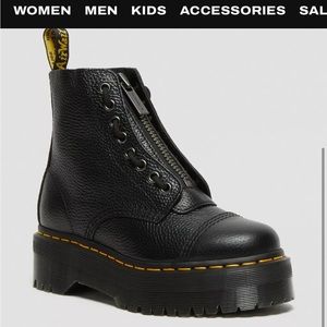 Doc Martens Sinclair Milled Leather Nappa Boots